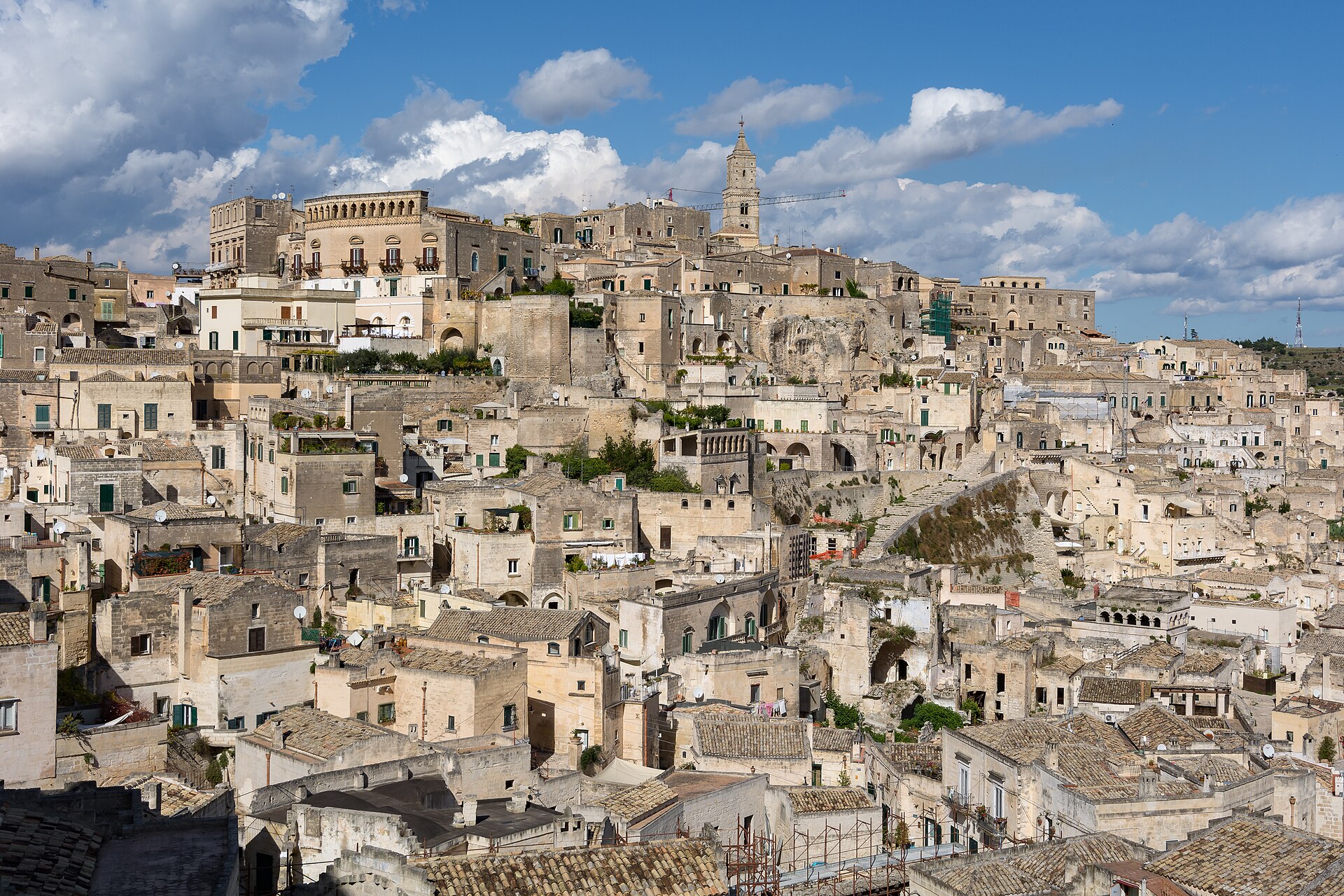 I Sassi di Matera nella luce dorata
